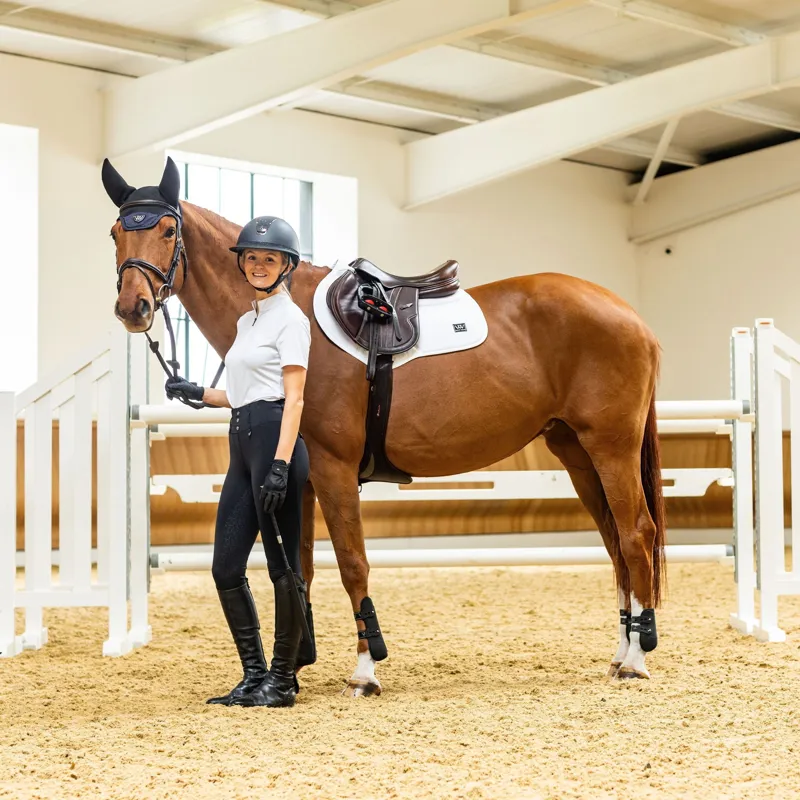 Woof Wear Elite Comfort Plus Close Contact Saddle Pad - White-3