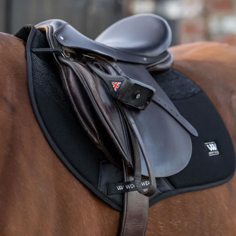 Woof Wear Elite Comfort Mesh Close Contact Saddle Pad - Black-3
