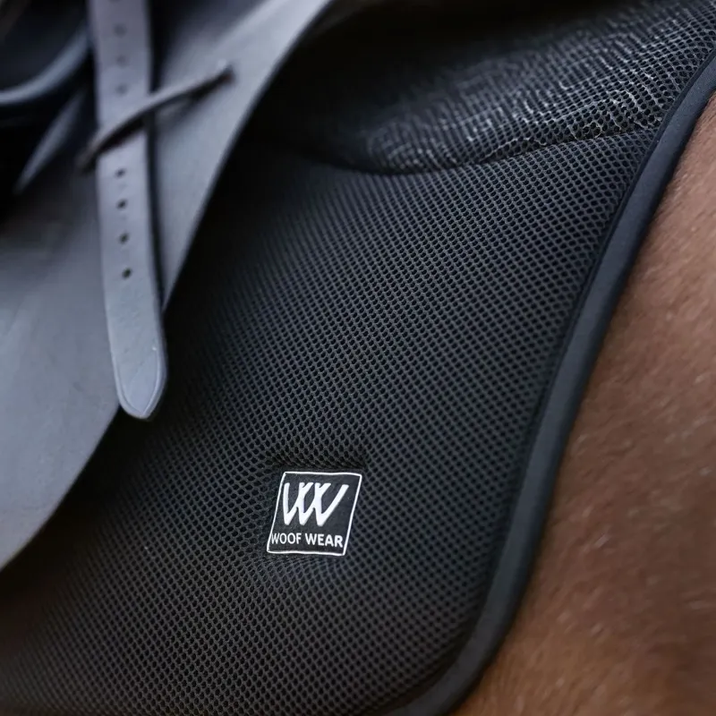Woof Wear Elite Comfort Mesh Close Contact Saddle Pad - Black-4