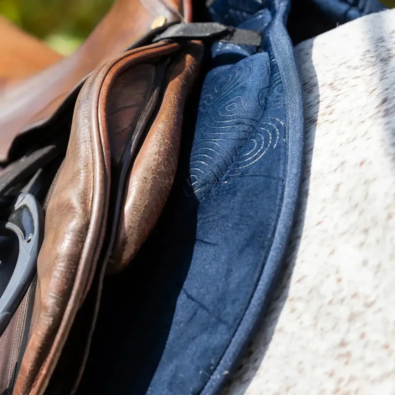 Woof Wear Elite Comfort Plus Close Contact Saddle Pad - Navy-2