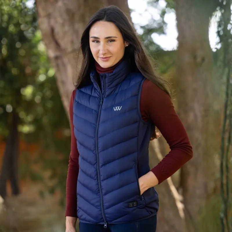 Woof Wear Heated Womens Vest - Navy-2