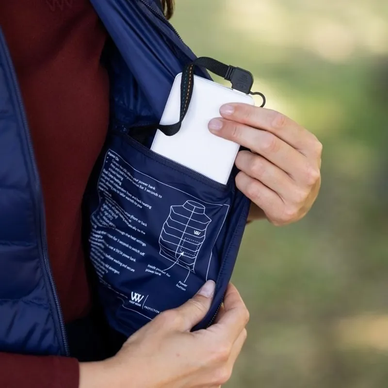 Woof Wear Heated Womens Vest - Navy-6