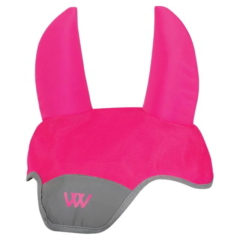 Woof Wear Hi-Viz Noise Cancelling Fly Bonnet - Pink