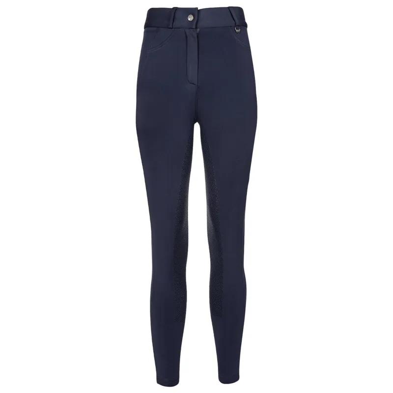 Woof Wear Hybrid II Full Grip Women's Riding Tights - Navy-1