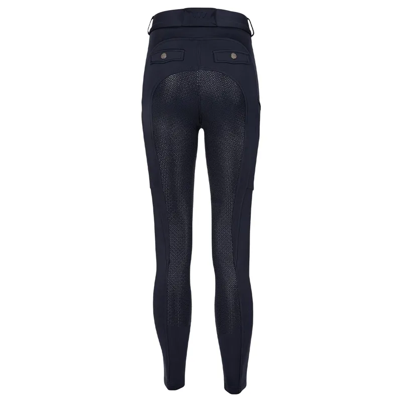 Woof Wear Hybrid II Full Grip Women's Riding Tights - Navy-2