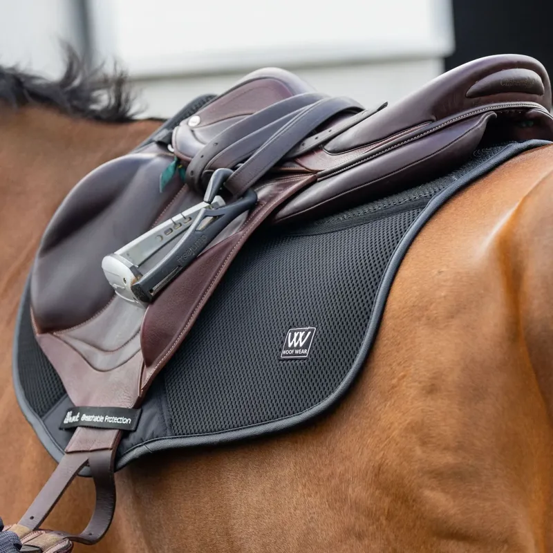 Woof Wear iVent Close Contact Saddle Pad - Black-2