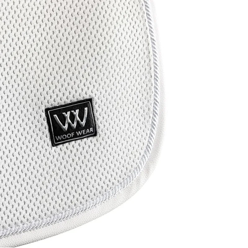 Woof Wear iVent Close Contact Saddle Pad - White-1