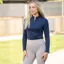 Woof Wear iVent Long Sleeve Women's Riding Shirt - Navy