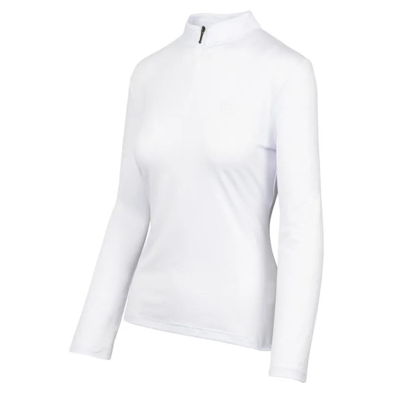 Woof Wear iVent Long Sleeve Women's Riding Shirt - White-1