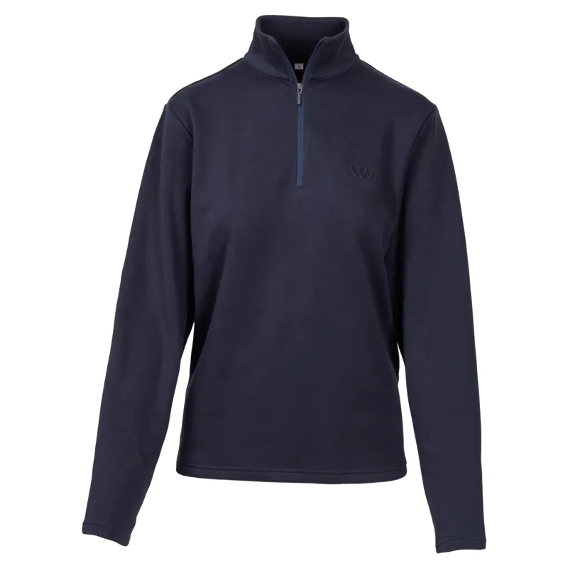 Woof Wear Women's 1/4 Zip Fleece - Navy-3