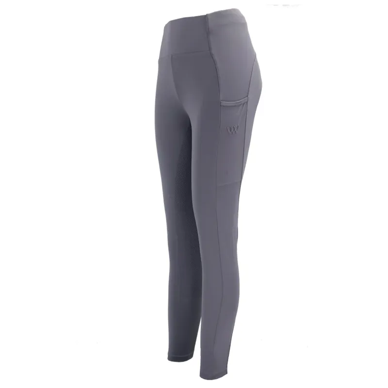Woof Wear Original Full Grip Women's Riding Tights - Slate