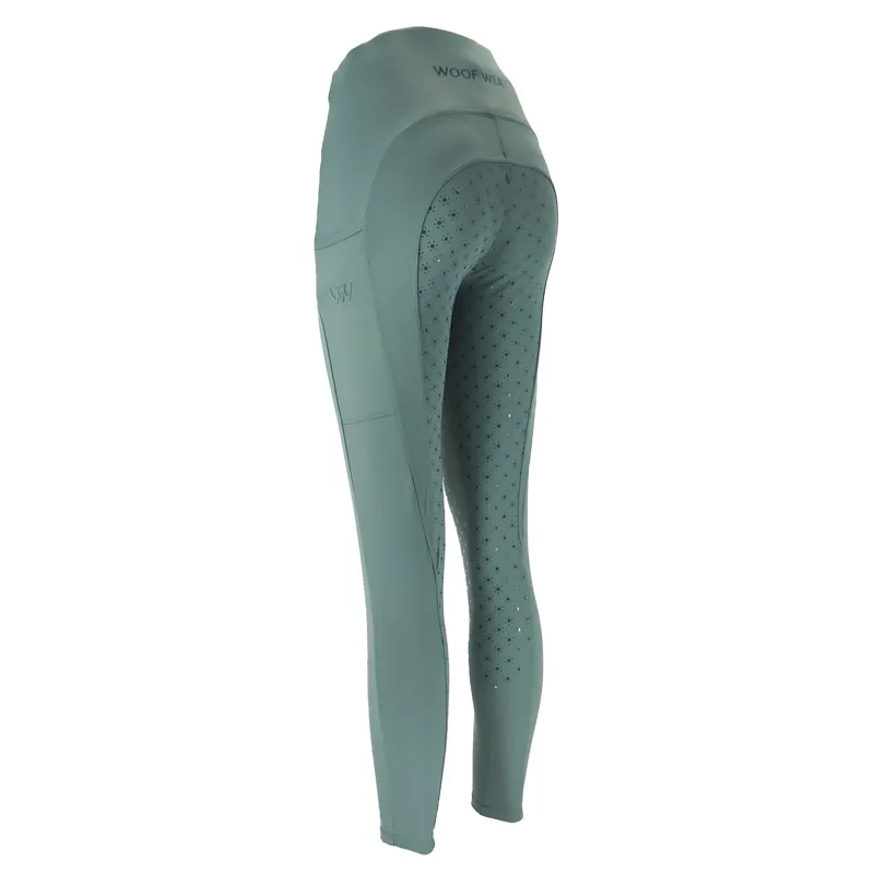 Woof Wear Original Lite Women Riding Tights - Sage Green
