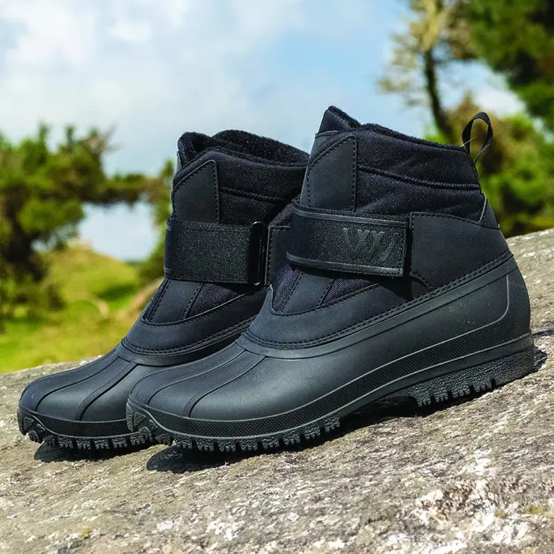 Woof Wear Short Junior Barn Boots - Black-1
