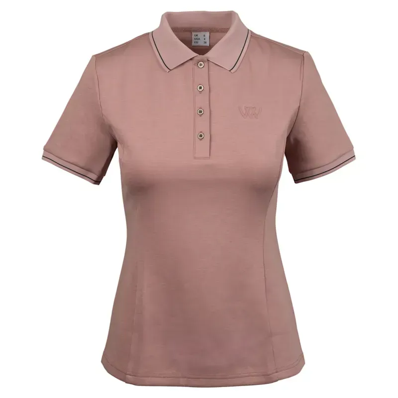 Woof Wear Tech Women's Polo Shirt - Rose-1