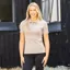 Woof Wear Tech Womens Short Sleeve Polo Shirt - Stone