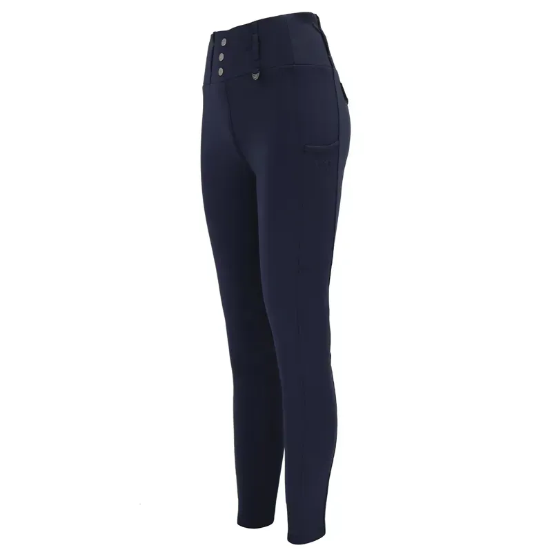 Woof Wear Vision Full Grip Women's Riding Tights - Navy