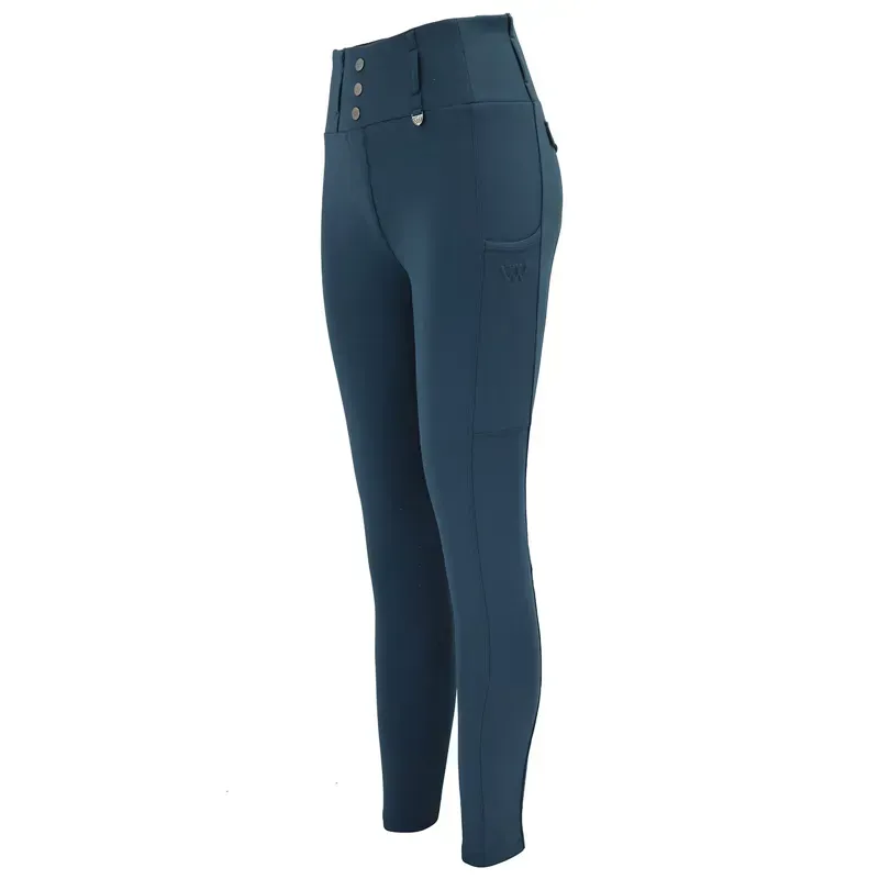 Woof Wear Vision Full Grip Women's Riding Tights - Petrol