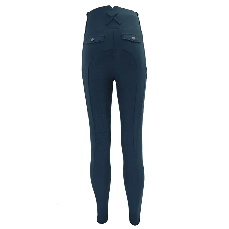 Woof Wear Vision Full Grip Women's Riding Tights - Petrol-3