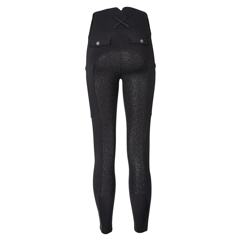 Woof Wear Vision Full Grip Women's Riding Tights - Black-2