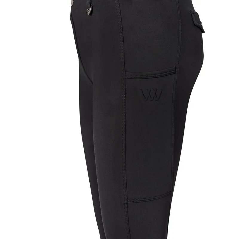 Woof Wear Vision Full Grip Women's Riding Tights - Black-3