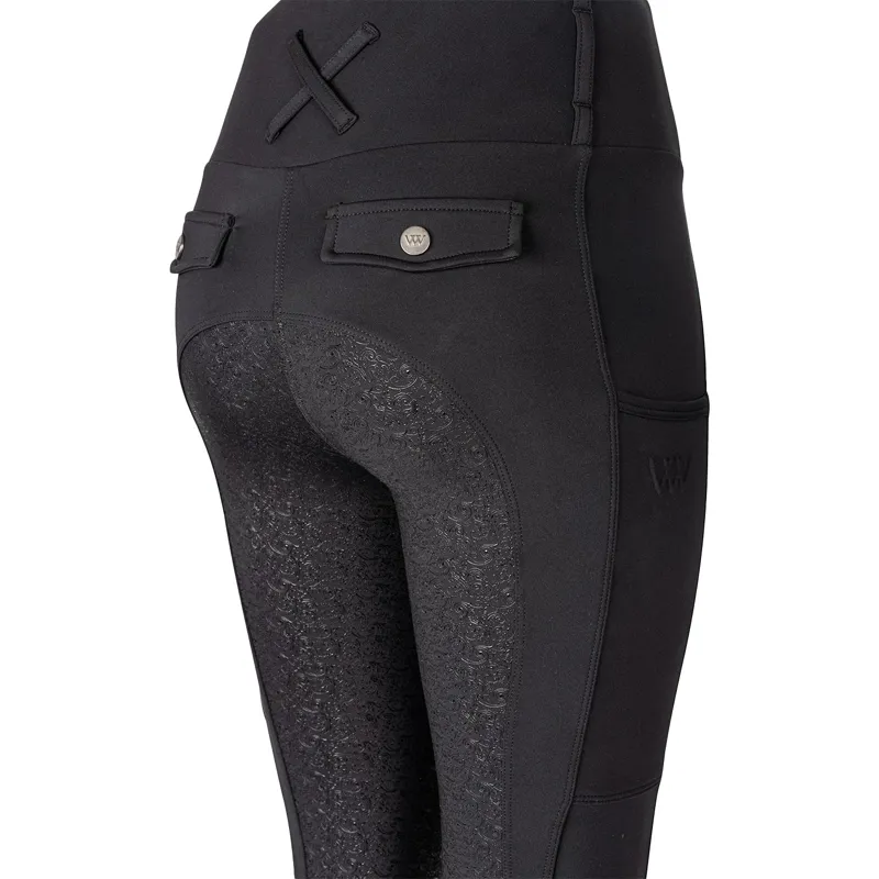 Woof Wear Vision Full Grip Women's Riding Tights - Black-4