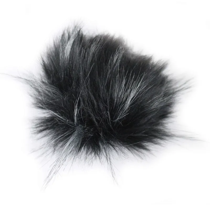 Woof Wear Helmet Cover Attachable Pom Pom - Black
