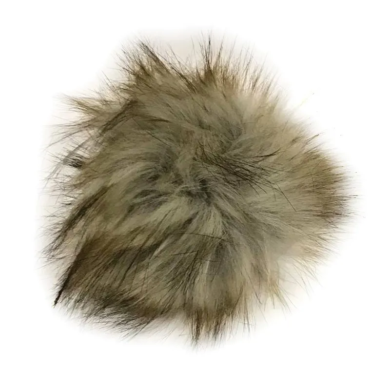 Woof Wear Helmet Cover Attachable Pom Pom - Cappuccino