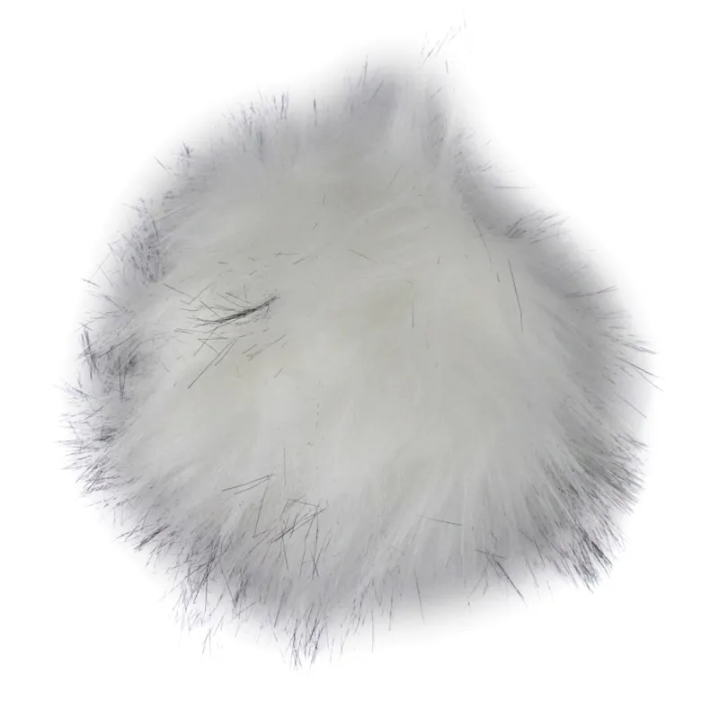 Woof Wear Helmet Cover Attachable Pom Pom - White