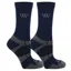 Woof Wear Waffle Knit Bamboo Short Riding Socks 2 Pack - Navy/Gray