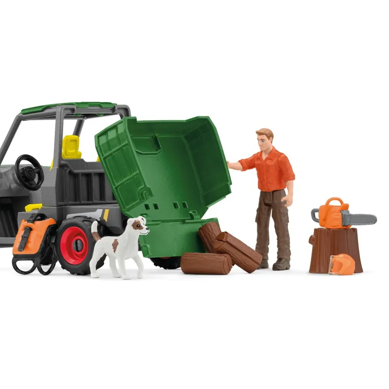 Schleich Working In The Forest Toy Set-3