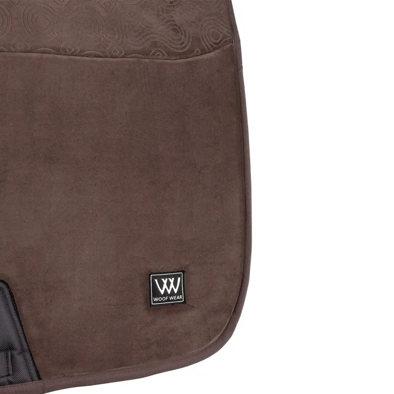 Woof Wear Elite Comfort Dressage Saddle Pad - Chocolate-1