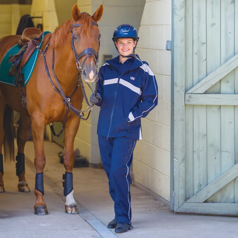 Woof Wear All Season Waterproof Riding Pants - Navy-6