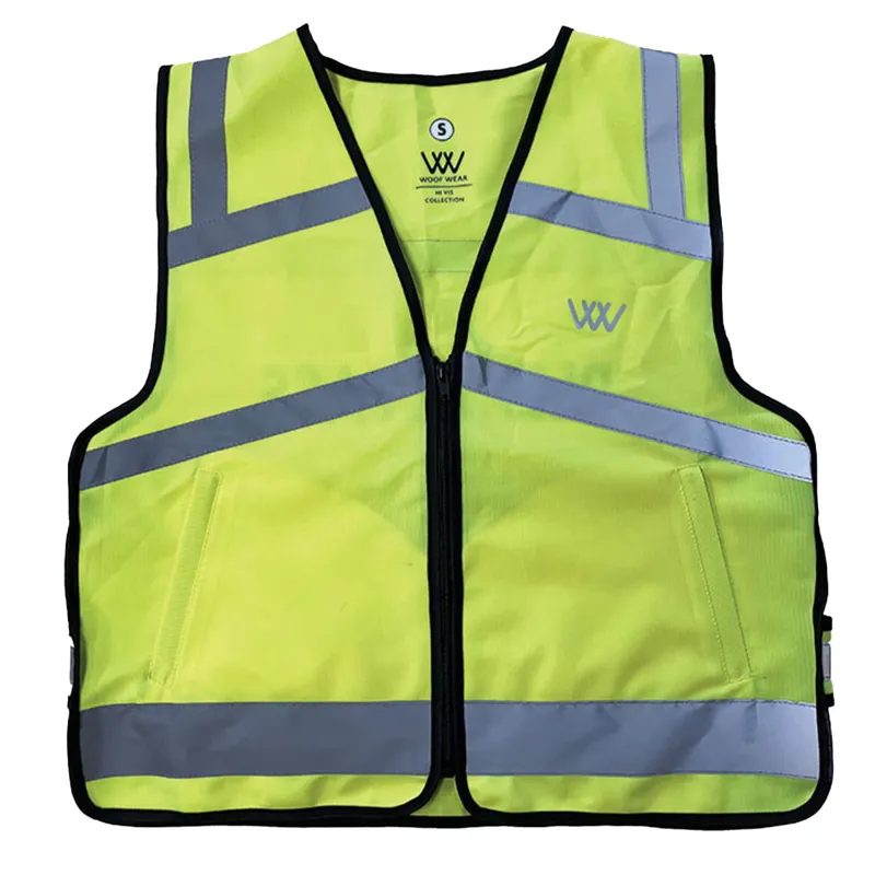Woof Wear Hi-Viz Adults Riding Vest - Yellow
