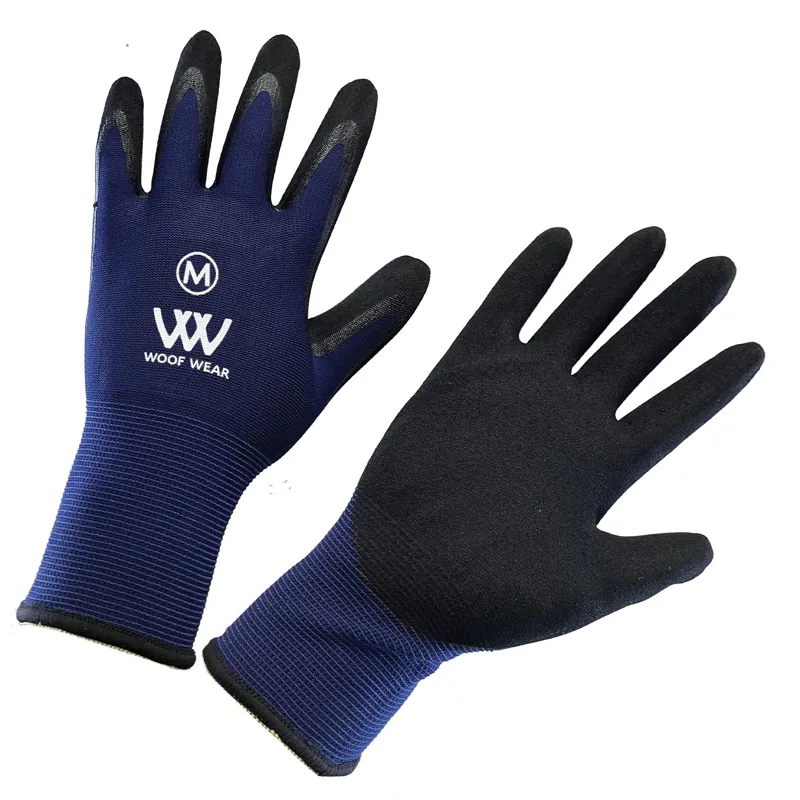 Woof Wear Summer Stable Gloves - Black/Navy