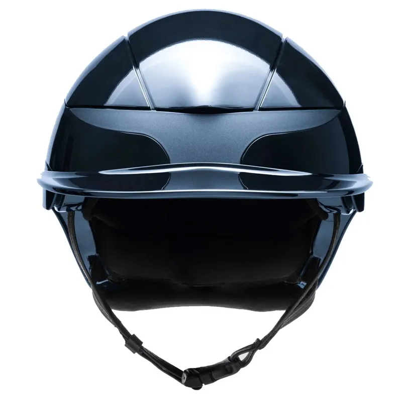 Equiline Xanto Standard Visor Riding Helmet - Glossy Blue-3