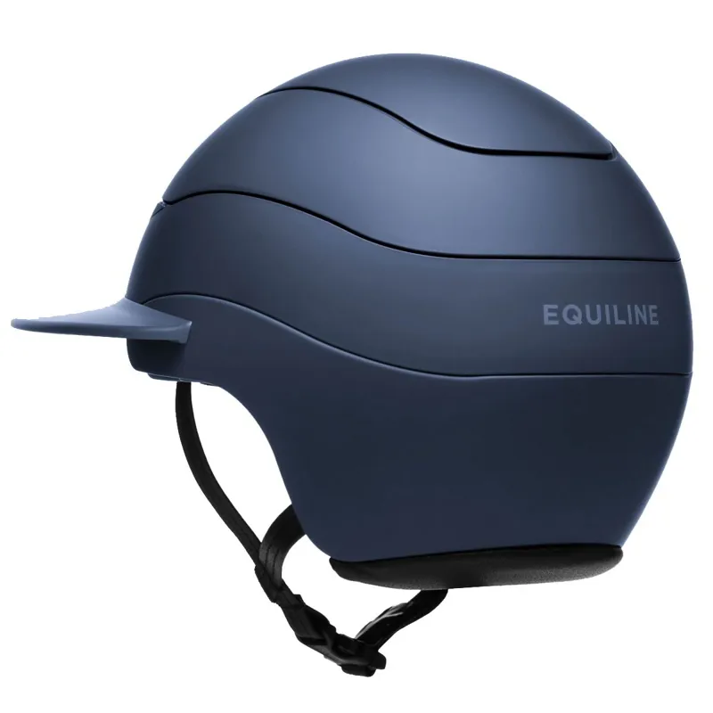 Equiline Xanto Wide Visor Riding Helmet - Matte Blue-1