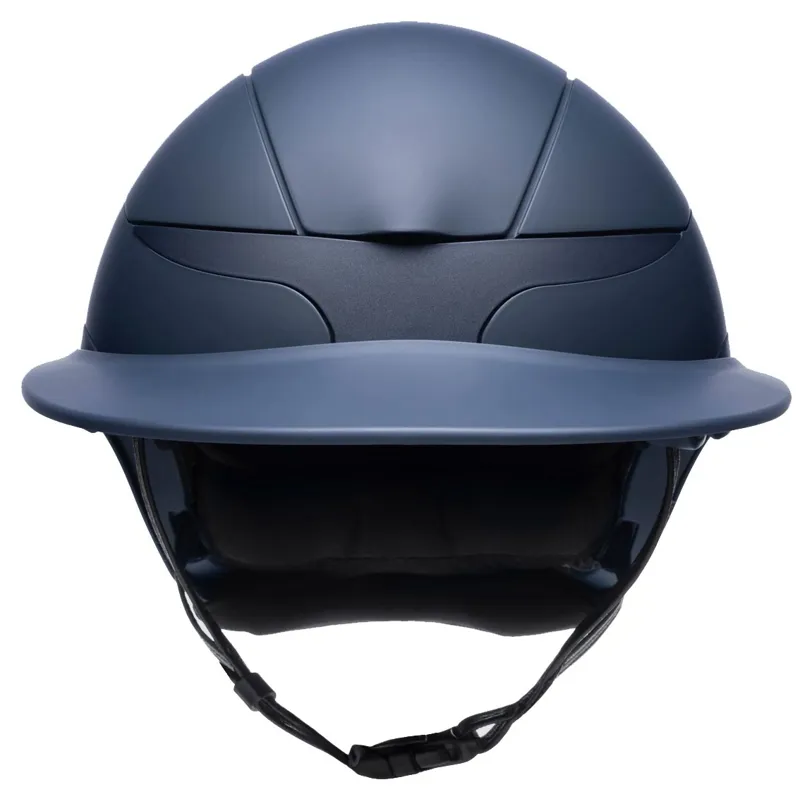 Equiline Xanto Wide Visor Riding Helmet - Matte Blue-3