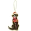 Equetech Chocolate Labrador Beaded Embroidered Christmas Tree Decoration in Brown