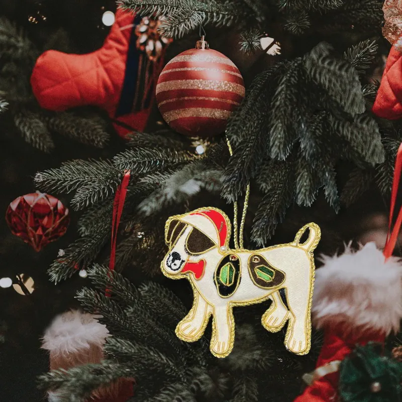Equetech Christmas Tree Decoration - Jack Russell-1