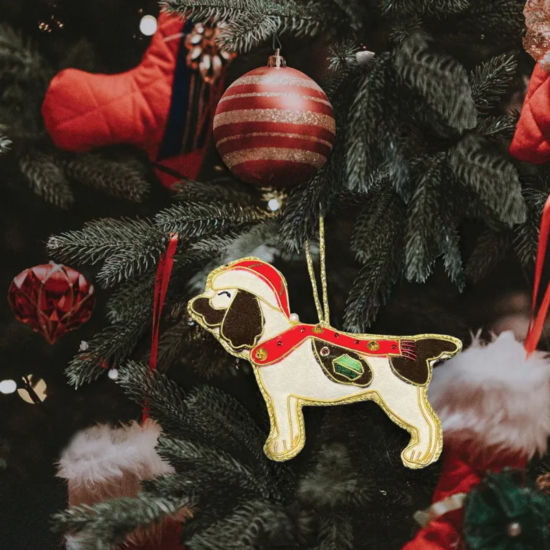 Equetech Christmas Tree Ornament - Springer Spaniel-1