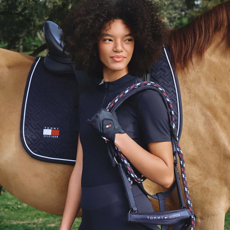 Tommy Hilfiger Yale Halter and Lead Rope Set - Desert Sky-4