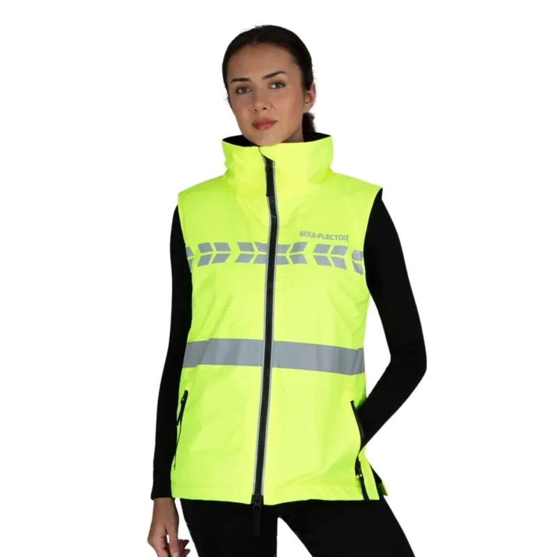 EQUI-FLECTOR Hi-Viz Women's Waterproof Vest - Yellow