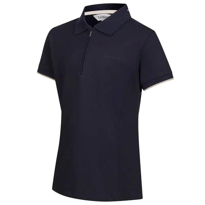 LeMieux Youth Rider Polo Shirt - Navy-1
