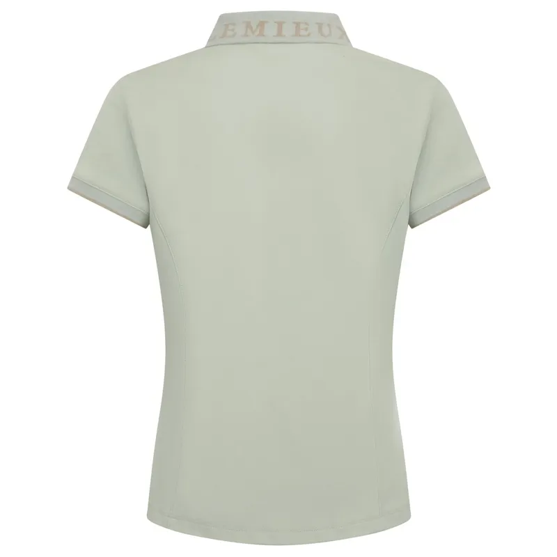 LeMieux Young Rider Junior Polo Shirt - Pistachio-2
