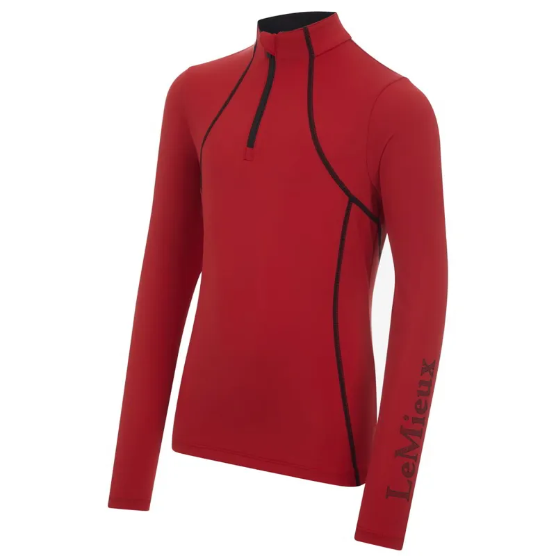 LeMieux Young Rider Junior Base Layer - Chili-2