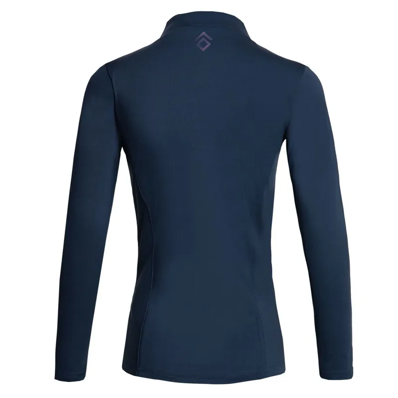 Aztec Diamond Young Rider Long Sleeve Junior Base Layer - Navy-5