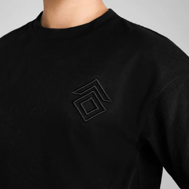 Aztec Diamond Young Rider Tee - Black/Pink-2