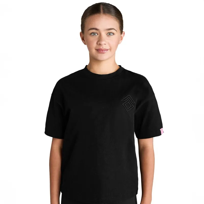 Aztec Diamond Young Rider Tee - Black/Pink-1