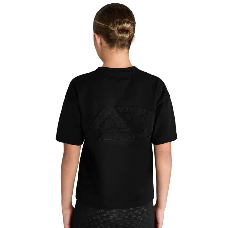 Aztec Diamond Young Rider Tee - Black/Pink-3