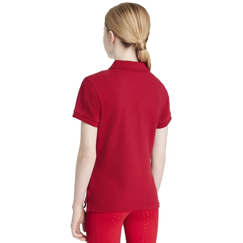 LeMieux Young Rider Classique Polo Shirt - Chili-3